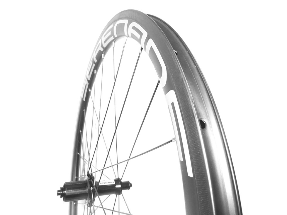 Serenadebikes carbon road bicycle wheels 38mm SR030SB